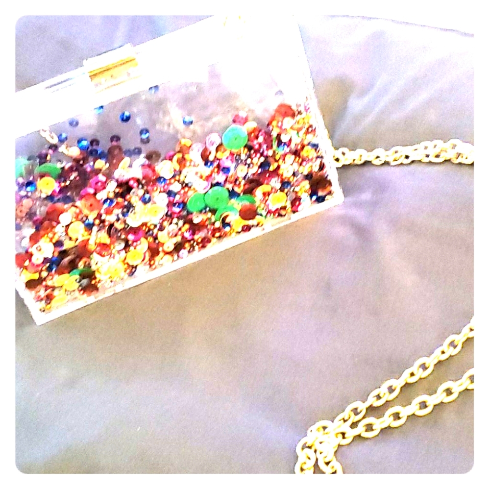Women's sequins shoulder bag